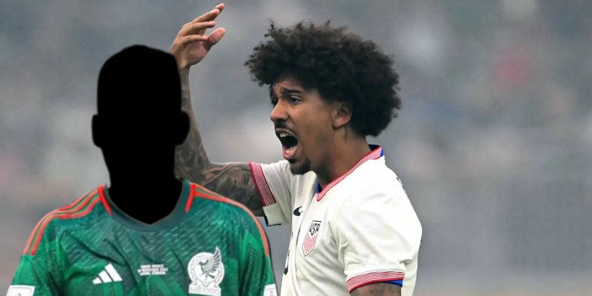 Jugador incógnito del Tri junto a Chris Richards / FOTO MILENIO