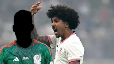 Jugador incógnito del Tri junto a Chris Richards / FOTO MILENIO