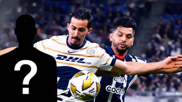 Jugador incógnito en el Monterrey vs Pumas / FOTO X