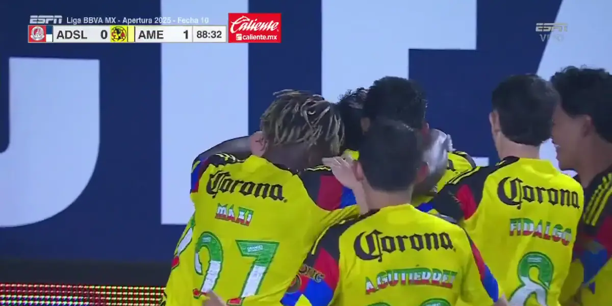 Jugadores celebrando, captura de ESPN