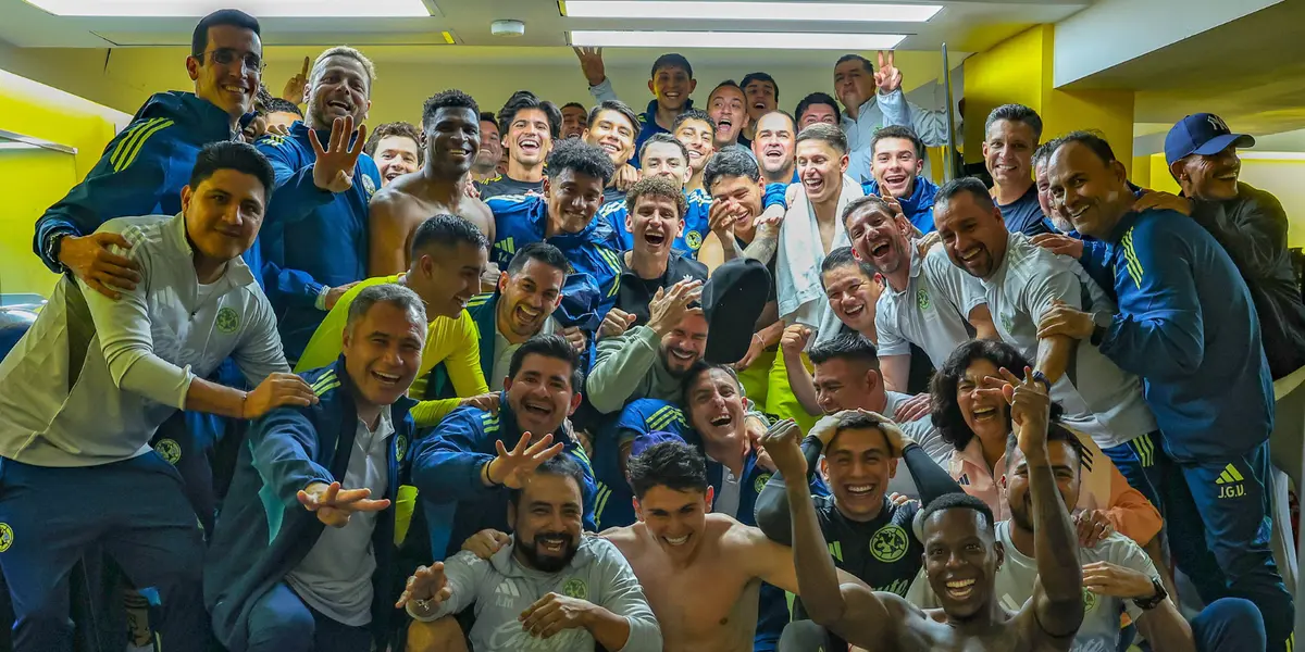 Jugadores celebrando. Foto: Club América