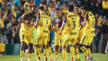 Jugadores celebrando. Foto: Club América