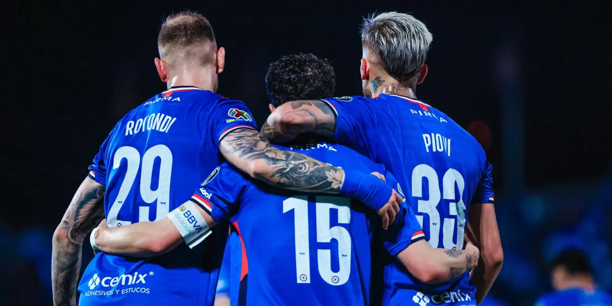 Jugadores celebrando. Foto: Cruz Azul