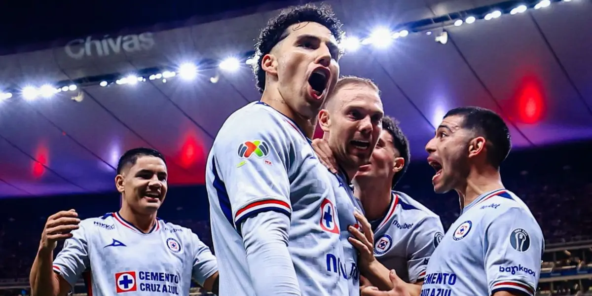 Jugadores celebrando. Foto: Cruz Azul