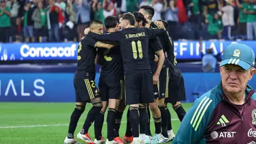 Jugadores celebrando. Foto: Selección Mexicana
