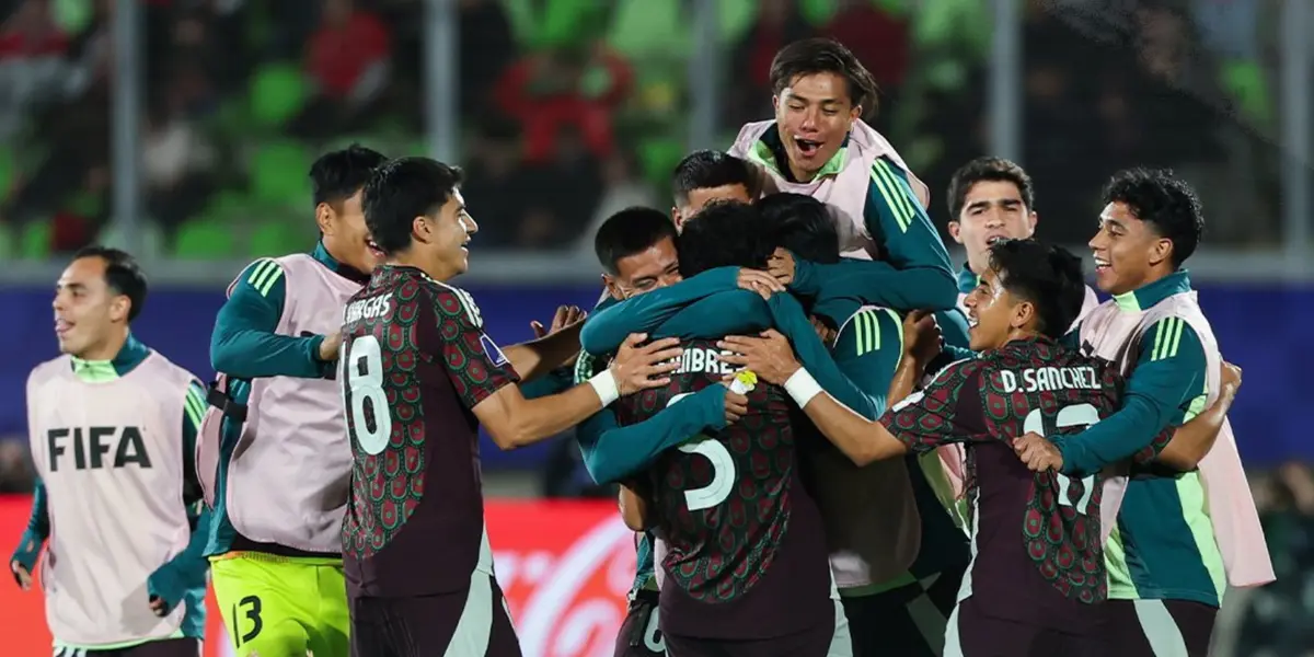 Jugadores celebrando. Foto: Selección Mexicana