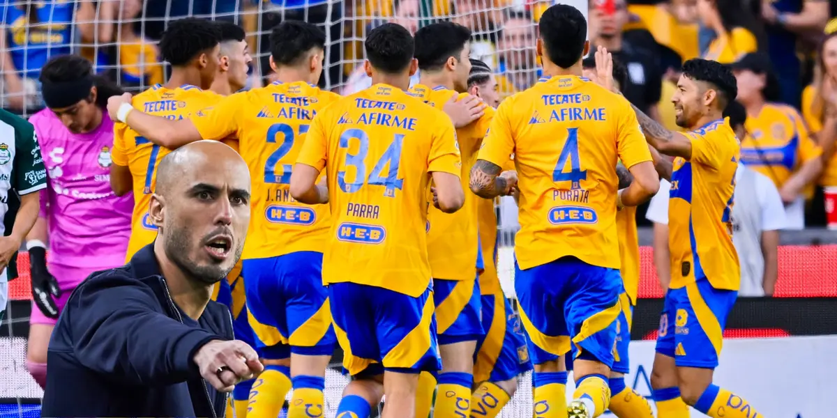 Jugadores celebrando. Foto: Tigres