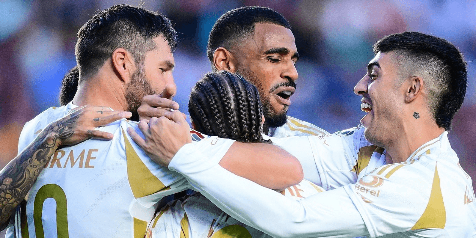 Jugadores celebrando. Foto: Tigres