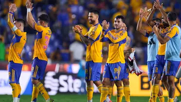 Jugadores celebrando. Foto: Tigres