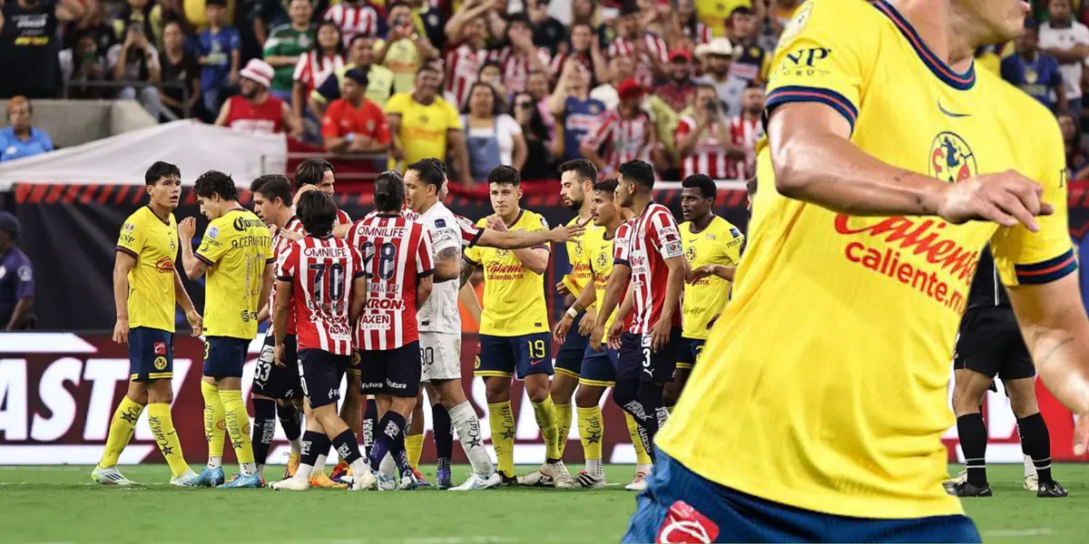 Jugadores de América y Chivas. Foto: FMF State of Mind