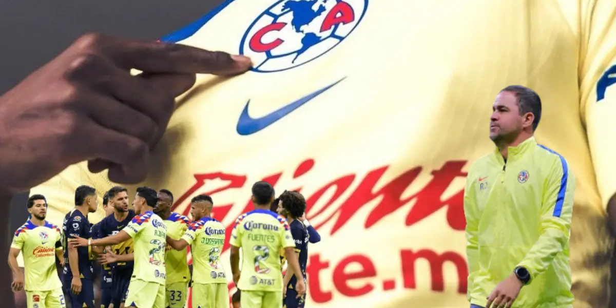 Jugadores de América y Pumas discutiendo, André Jardine observando/ Foto TUDN.