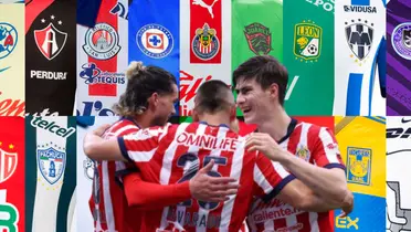 Jugadores de Chivas junto a equipos de la Liga MX / FOTO 90 MIN