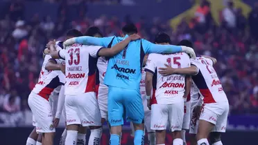 Jugadores de Chivas previo al Clásico Tapatío / FOTO MIGUEL APT