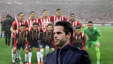 Jugadores de Chivas y Fernando Gago/Foto El Diario NY.
