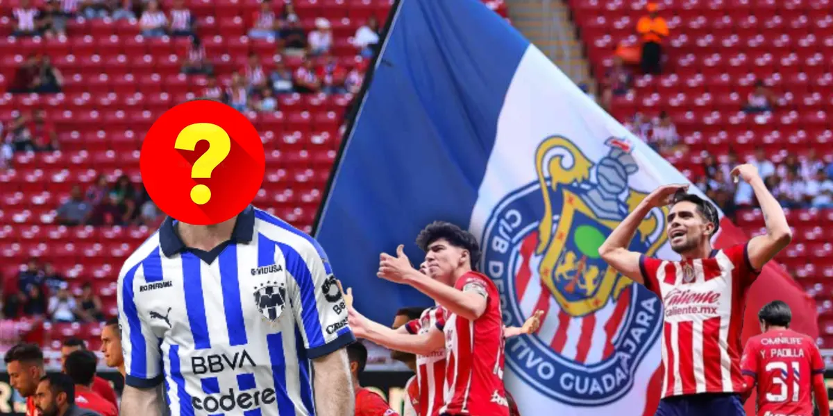 Jugadores de Chivas y otro de Rayados con el rostro tapado/Foto Mediotiempo.
