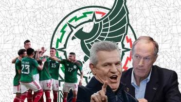 Jugadores de la Selección Mexicana, Javier Aguirre e Ivar Sisniega/Foto Etsy.
