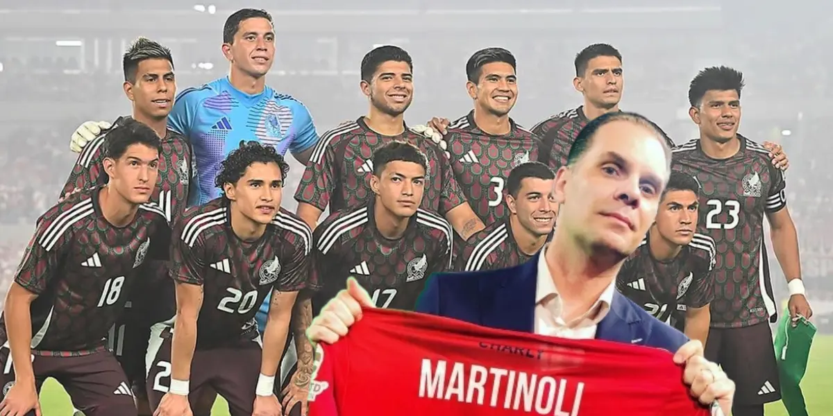 Jugadores de la Selección Mexicana y Christian Martinoli/ Foto Juan Carlos Zúñiga.