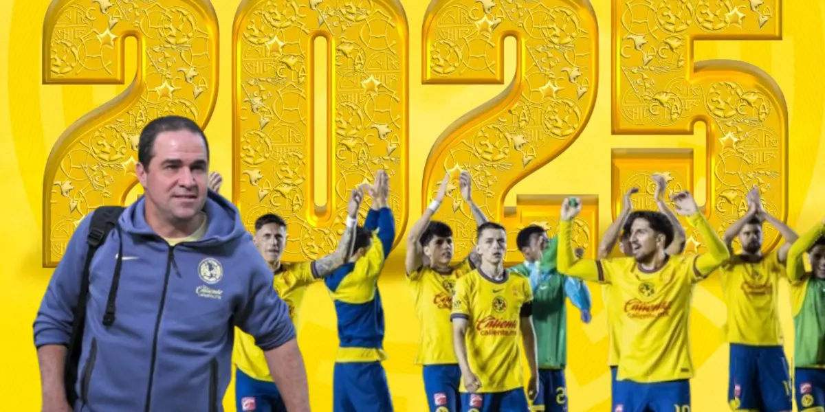 Jugadores de las Águilas, André Jardine riendo/ Foto Club América.