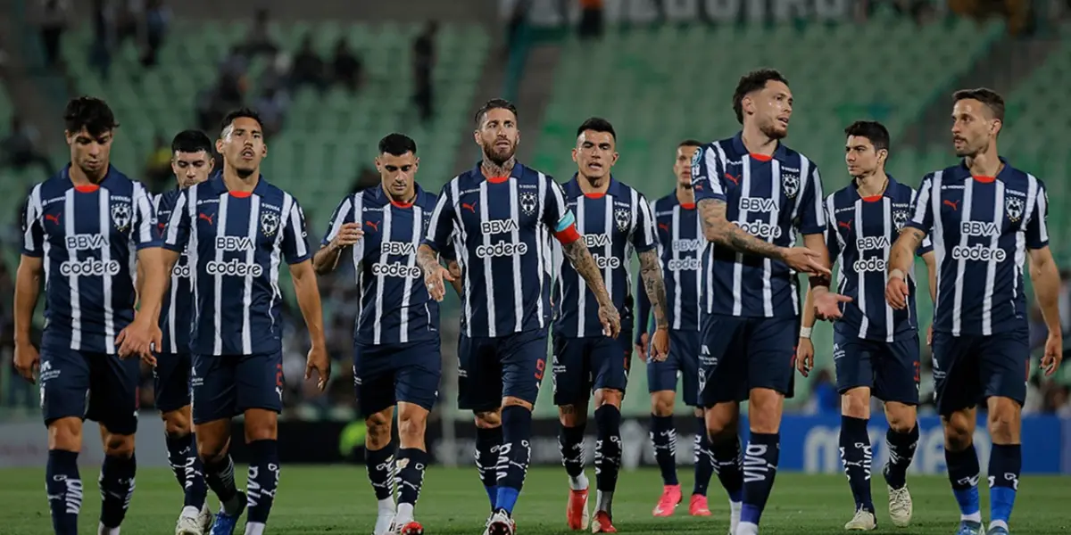 Jugadores de Rayados tras caer ante Whitecaps / FOTO X