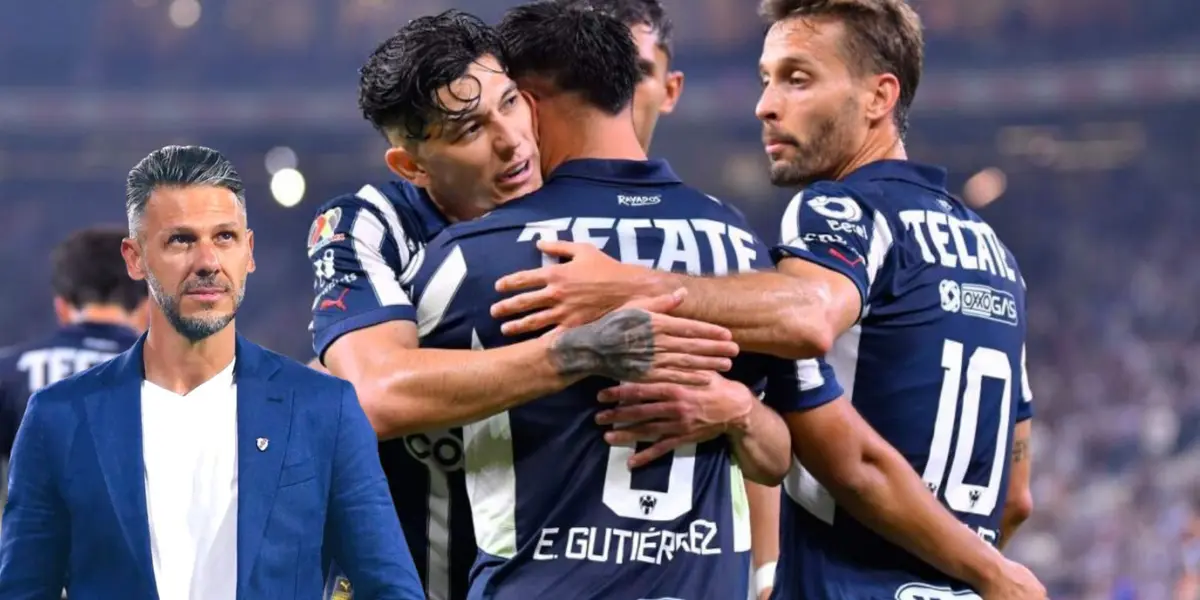 Jugadores de Rayados vs León. Foto: Claro Sports