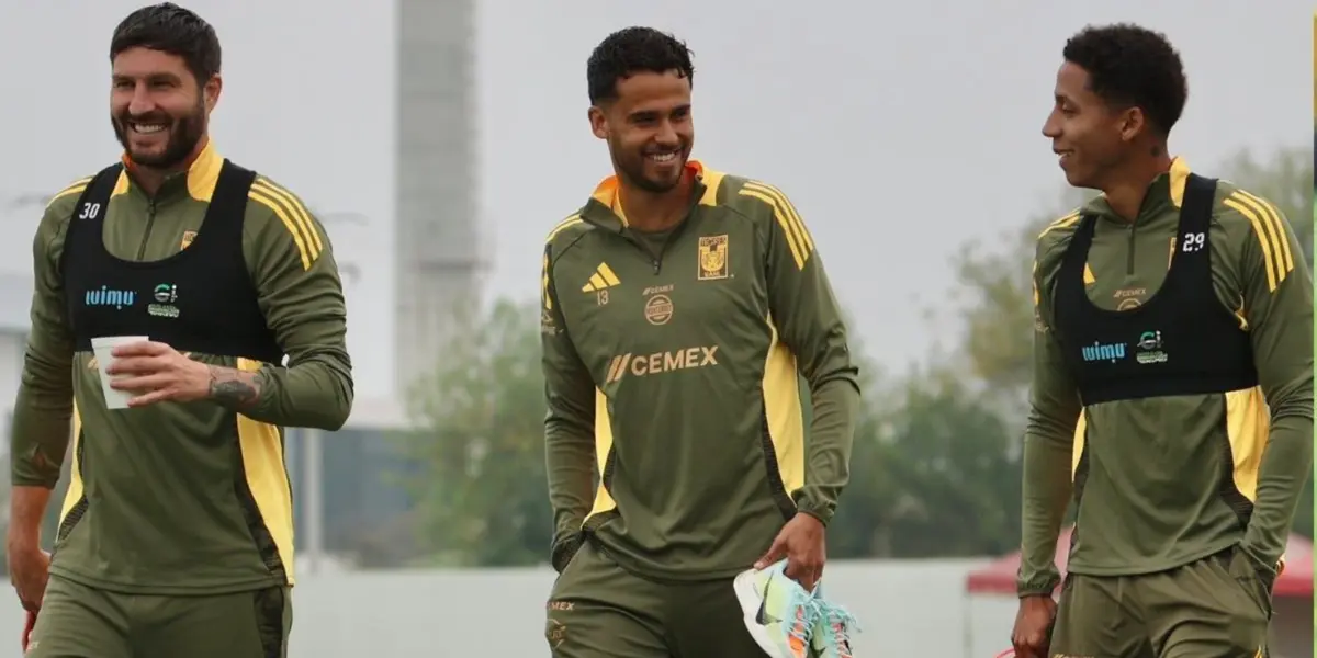 Jugadores de Tigres en entrenamiento. Foto: Milenio
