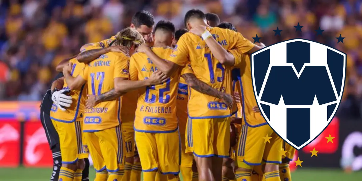 Jugadores de Tigres en partido. Foto: Club Tigres