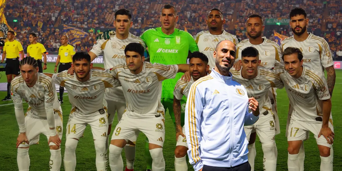 Jugadores de Tigres vs Querétaro. Foto: Tigres
