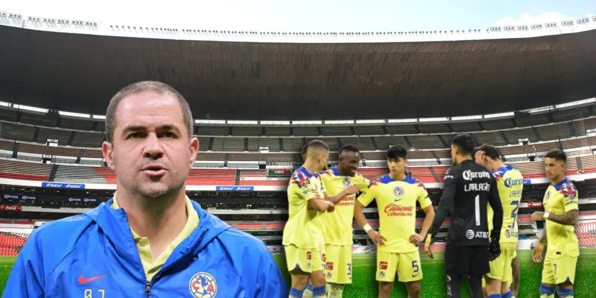 Jugadores del América conversando y André Jardine / Foto Flickr.