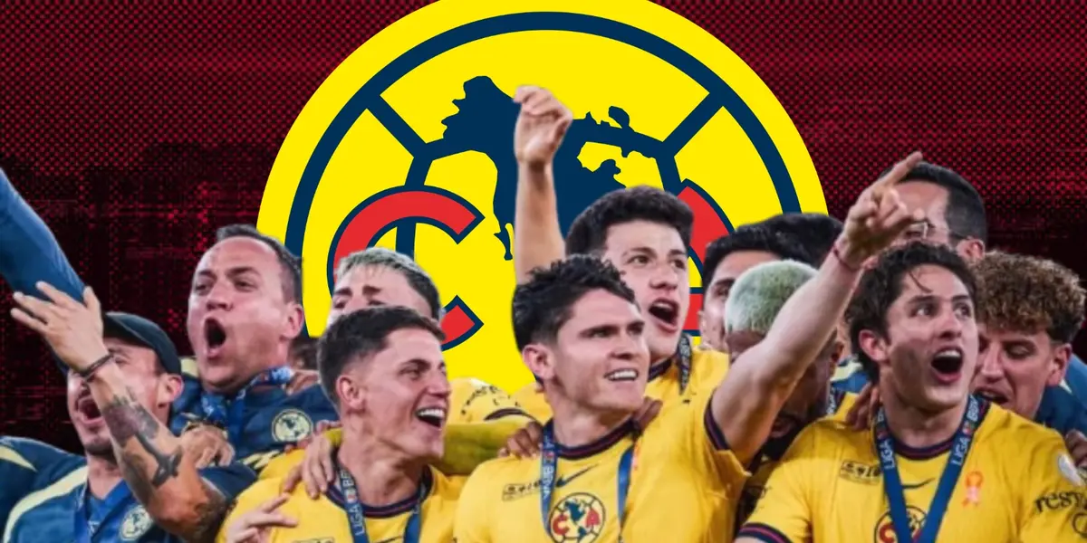 Jugadores del América festejando el tricampeonato / FOTO EL IMPARCIAL