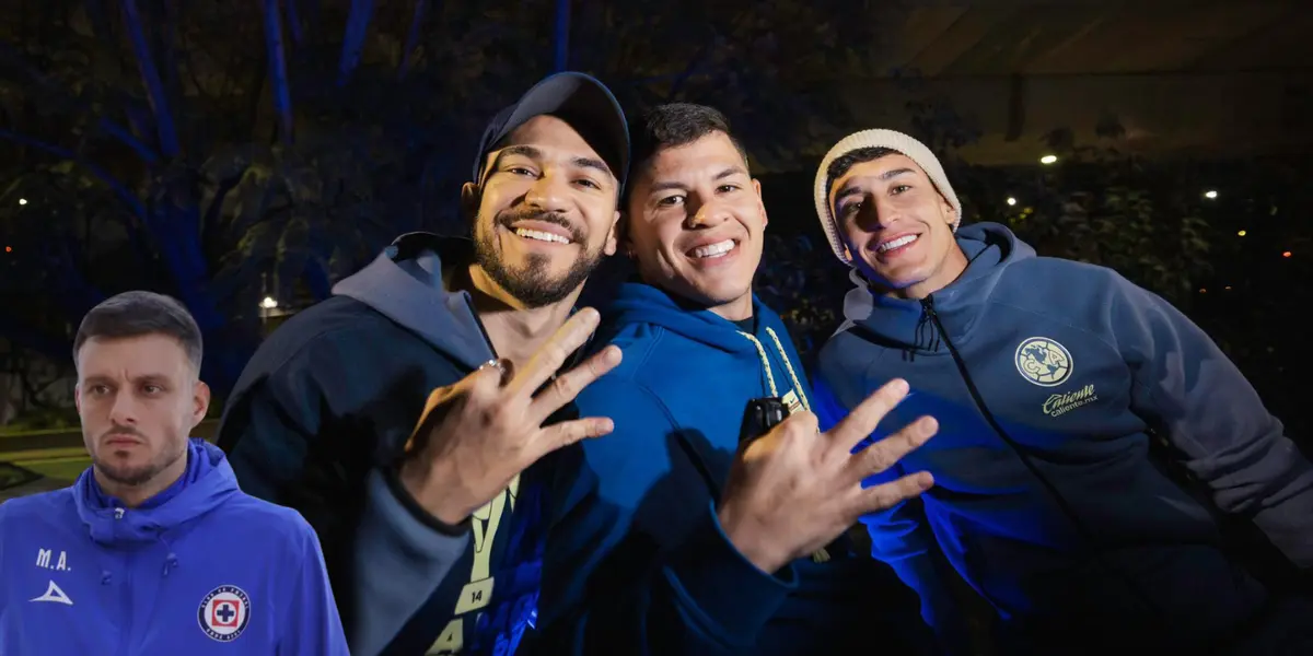 Jugadores del América festejando. Foto: Club América