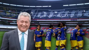 Jugadores del América y Víctor Manuel Vucetich/ Foto Wikpedia.