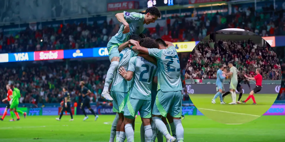 Jugadores del Tri celebrando. Foto: Selección Mexicana