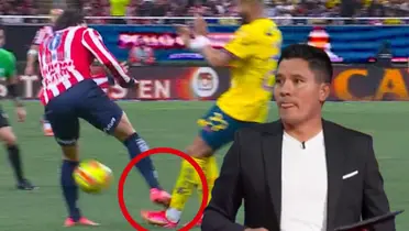 Jugadores disputando balón y Fernando Guerrero/ Foto Amazon.