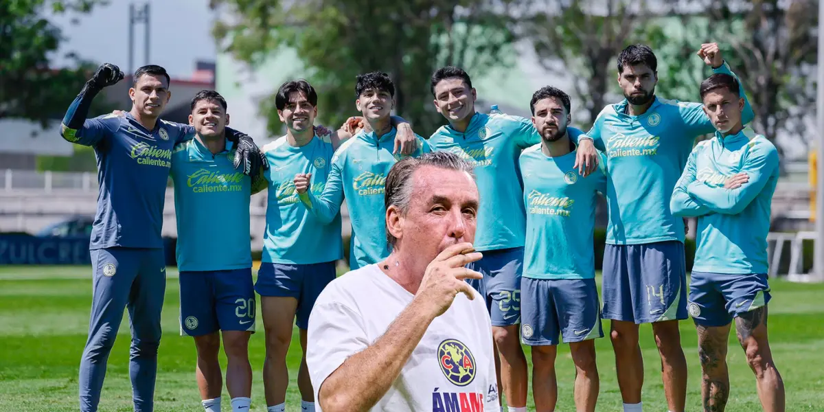 Jugadores en entrenamiento. Foto: Club América
