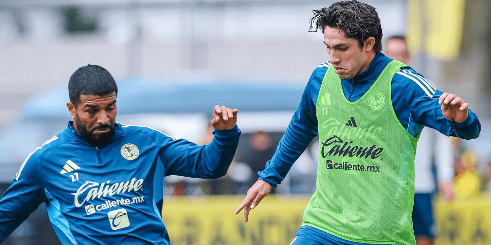 Jugadores en entreno. Foto: América