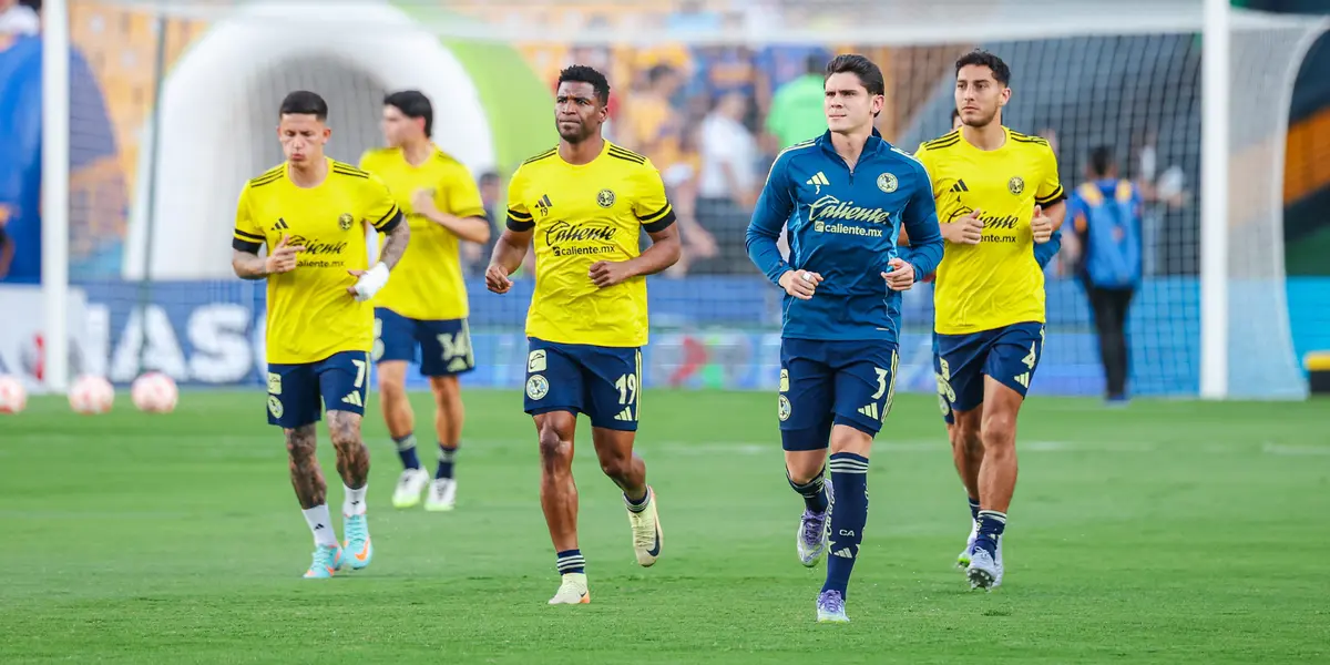 Jugadores en entreno. Foto: Club América
