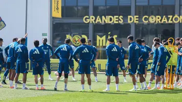 Jugadores en entreno. Foto: Club América
