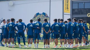 Jugadores en entreno. Foto: Club América