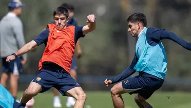 Jugadores en entreno. Foto: Pumas