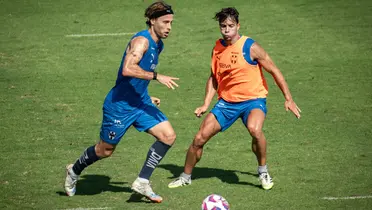 Jugadores en entreno. Foto: Rayados