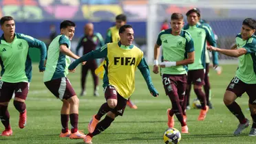 Jugadores en entreno. Foto: Selección Mexicana