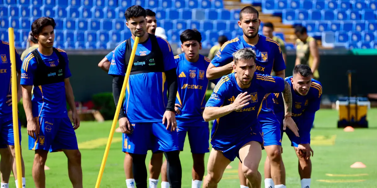 Jugadores en entreno. Foto: Tigres