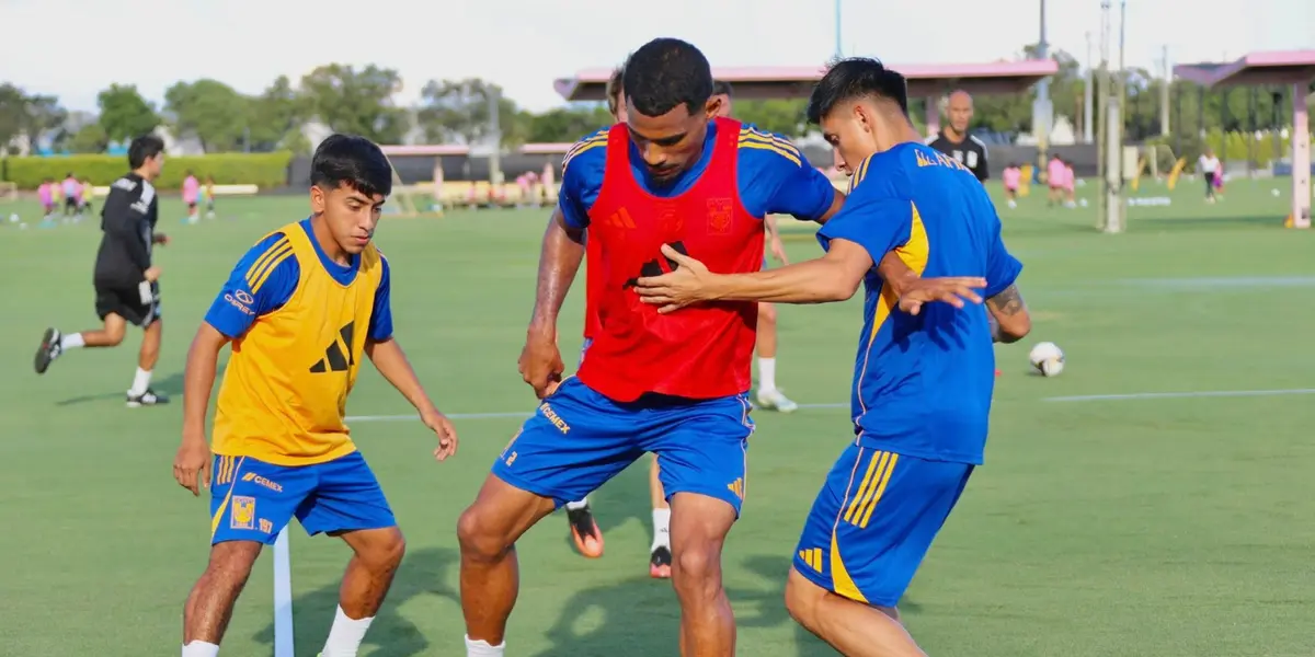 Jugadores en entreno. Foto: Tigres