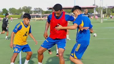 Jugadores en entreno. Foto: Tigres