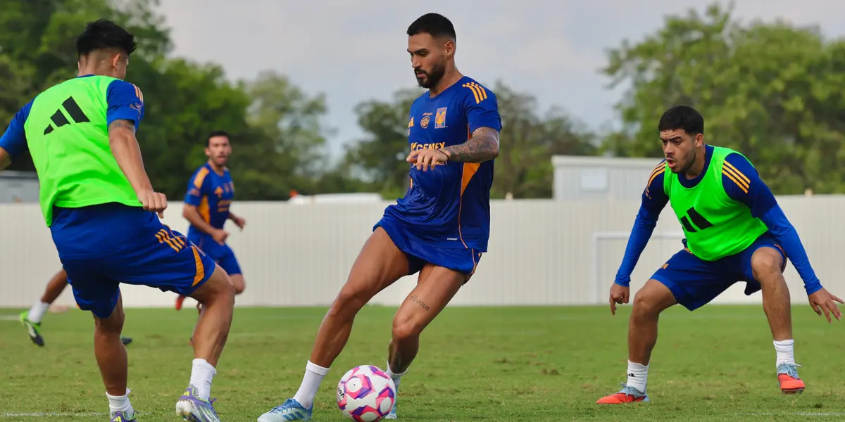 Jugadores en entreno. Foto: Tigres