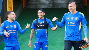 Jugadores en entreno. Foto: Tigres