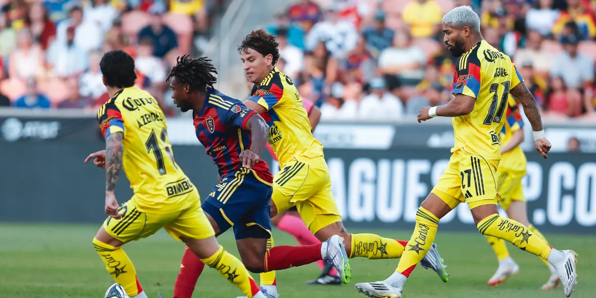 Jugadores en partido. Foto: Club América