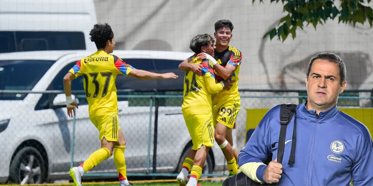 Jugadores en partido. Foto: Club América.