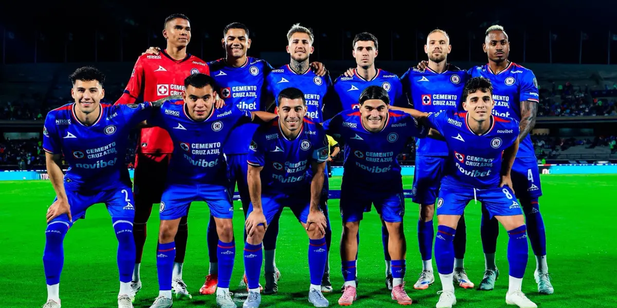 Jugadores en partido. Foto: Cruz Azul