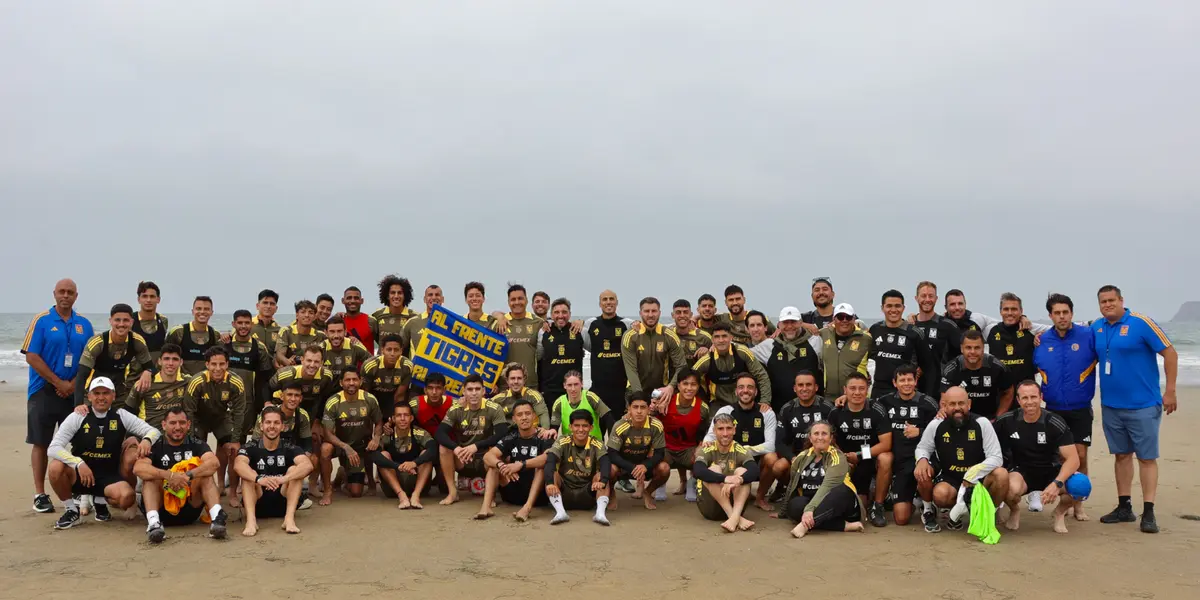 Jugadores en pretemporada. Foto: Tigres
